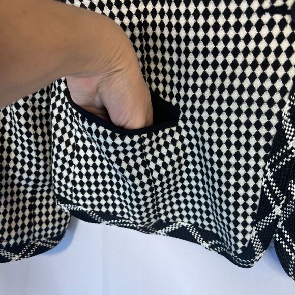 Stanley Blacker for Gantos Vintage Diamond Print Eclectic Blazer Jacket Size 12 - Picture 6 of 13